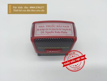 Mẫu dấu nhà thuốc Hải Nam