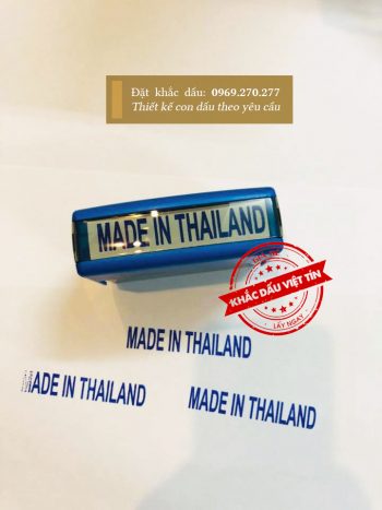 Mẫu Made in Thailand