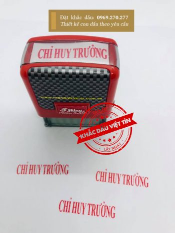 Dấu chức danh Chỉ huy trưởng