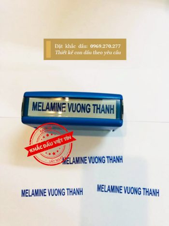 Dấu tự thiết kế Melamine Vuong Thanh