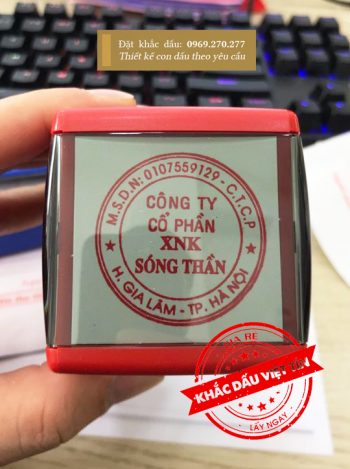 Dấu công ty XNK Sóng Thần